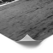 シアトルの船舶が集まるウォーターフロントシーン ポスター (角)