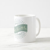 シアトルの西のマグ コーヒーマグカップ (正面右)