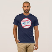 シアトルの野球 Tシャツ (正面フル)