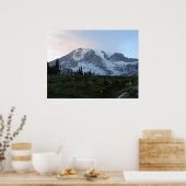 シアトルのMt Rainier ポスター (キッチン)