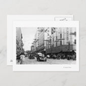 シアトルのWAの通り場面都心の写真 ポストカード (正面/裏面)