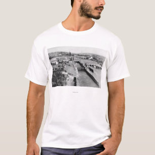 シアトルのWA米国の政府はBallardの眺めを締めます Tシャツ