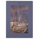 シアトルのWashington1962万国博覧会ポスター クリップボード (裏面)