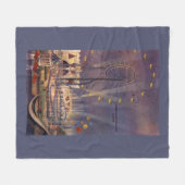 シアトルのWashington1962万国博覧会ポスター フリースブランケット (正面(横))