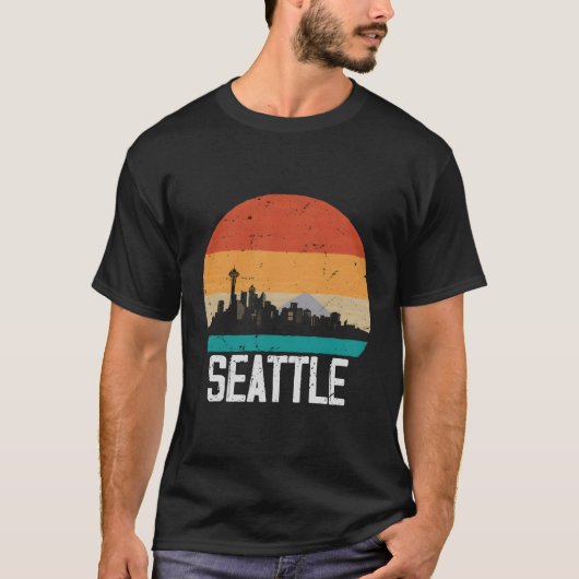 シアトルアメリカスカイラインシアトル Tシャツ (正面)