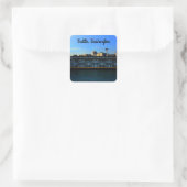 シアトルエッジウォーターホテル#1ステッカー スクエアシール (バッグ)