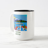 シアトルエメラルドシティイメージマグ ツートーンマグカップ (正面左)