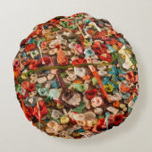 シアトルガムウォール ラウンドクッション (裏面)