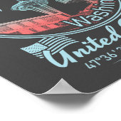 シアトルシティアイコン – ワシントンヴィンテージ ポスター (角)