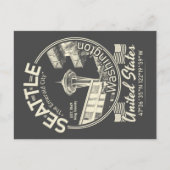 シアトルシティアイコン – ワシントンヴィンテージ ポストカード (正面)