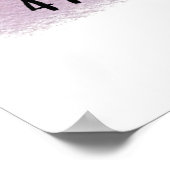 シアトルシティスカイライン緯度と経度プリント ポスター (角)