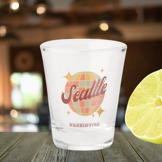 シアトルシティワシントンレトロヴィンテージ ショットグラス
