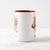 シアトルシティワシントンレトロヴィンテージ ツートーンマグカップ (中央)