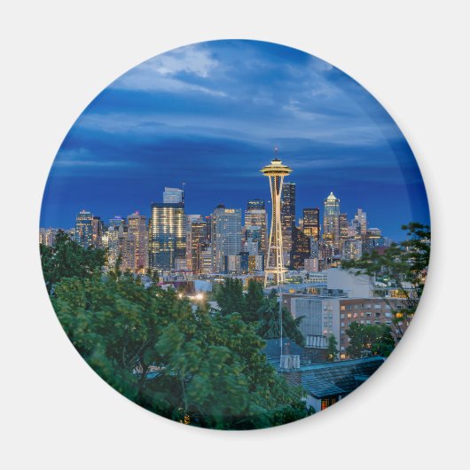 シアトルスカイラインアットデュスク マグネット (正面)