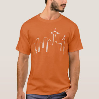 シアトルスカイラインフレイジャー面白い Tシャツ
