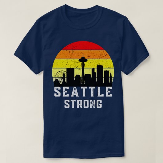 シアトルストロング Tシャツ (デザイン正面)