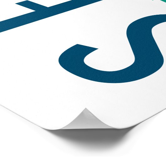 シアトルネイバーズタイポグラフィ ポスター (角)