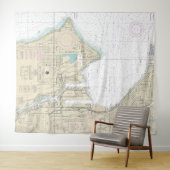 シアトルハーバー – エリオットベイ&デュワミッシュウォーターウェイ タペストリー (インサイチュ(横))