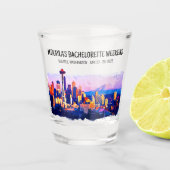 シアトルバチェロレッテウィークエンドショットグラス ショットグラス (正面)