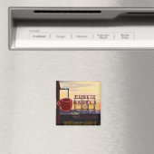 シアトルパイクプレイスマーケットサインアンドウォータービュー マグネット (インサイチュ (食洗機))