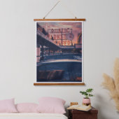 シアトルパイクマーケットセンターエクステリア 吊り下げ型タペストリー (寝室)