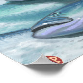 シアトルフィッシュオンアイスアットパイクプレイスマーケット ポスター (角)