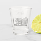 シアトルフォト結婚式の引き出物応援ショットグラス ショットグラス (裏面)