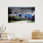 シアトルレインプリント ポスター (キッチン)