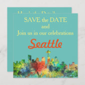 シアトルワシントンスカイラインSP - 招待状 (正面/裏面)