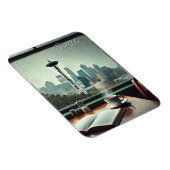 シアトルワシントンレインラブコーヒー マグネット (右側)