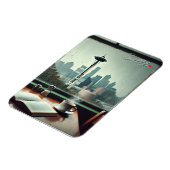 シアトルワシントンレインラブコーヒー マグネット (左側)