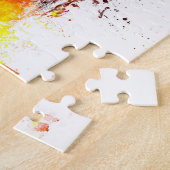 シアトルワシントン州のスカイライン ジグソーパズル (側面)