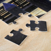 シアトルワシントン州の都心のスカイライン ジグソーパズル (側面)