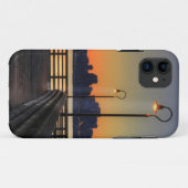 シアトルワシントン州の都心のスカイライン Case-Mate iPhoneケース (裏面(横))