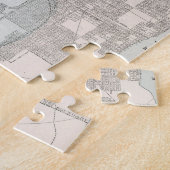 シアトルワシントン州(1901年)のヴィンテージの地図 ジグソーパズル (側面)