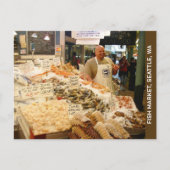 シアトルワシントン魚市場 ポストカード (正面)