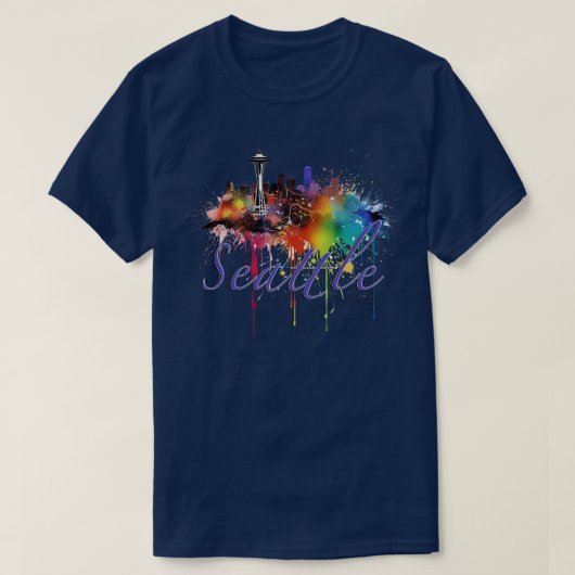 シアトルワシントン Tシャツ (デザイン正面)