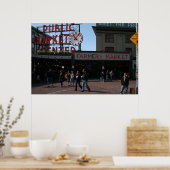 シアトルワシントンPike Place Market ポスター (キッチン)