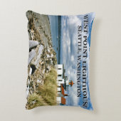 シアトルワシントンWest Point Light house アクセントクッション (裏面(縦))