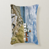 シアトルワシントンWest Point Light house アクセントクッション (正面(垂直))