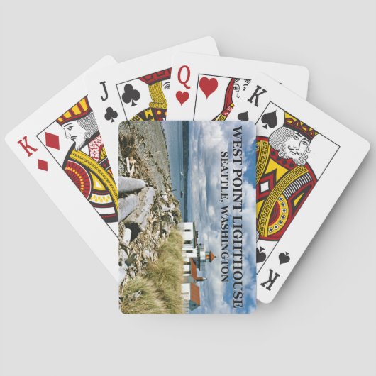 シアトルワシントンWest Point Light house トランプ (裏面)