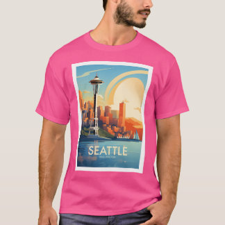 シアトル伝統的 Tシャツ
