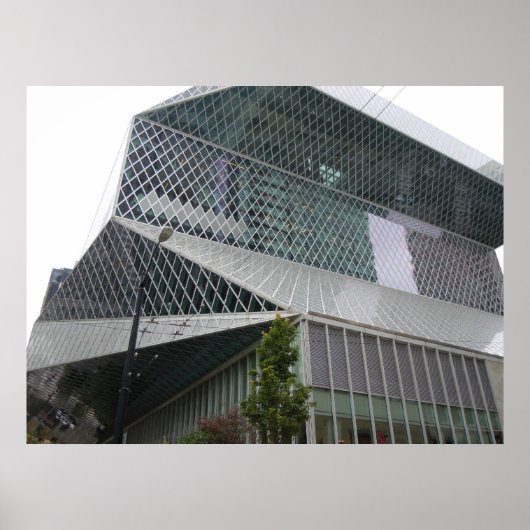 シアトル公共図書館 ポスター (正面)