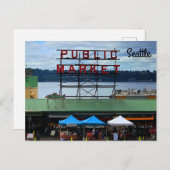 シアトル公共市場センター#3はがき ポストカード (正面/裏面)