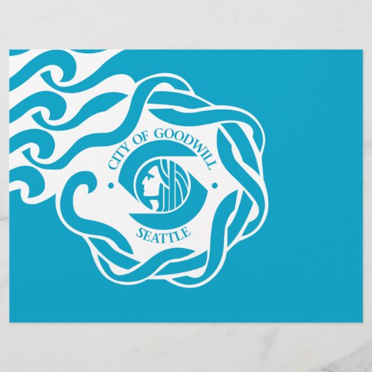 シアトル国旗 チラシ (正面)