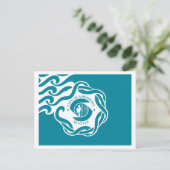 シアトル国旗 ポストカード (スタンド正面)