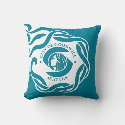 シアトル国旗(ワシントン) クッション (正面)
