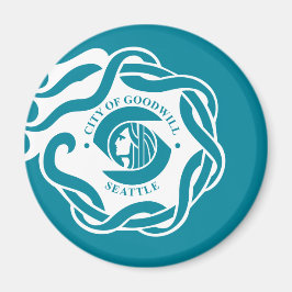 シアトル国旗（ワシントン） マグネット