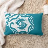 シアトル国旗（ワシントン） ランバークッション (ブランケット)