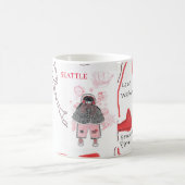 シアトル土産マグ コーヒーマグカップ (中央)